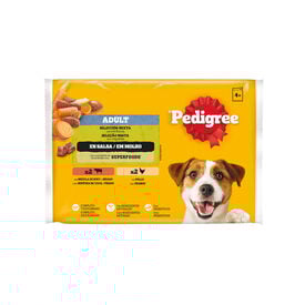 Pedigree Frango e Boi com Legumes Molho em Saquinho para Cães -  Multipack 